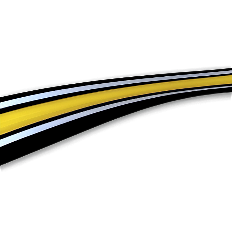 Yellow Line Sketch Png 56