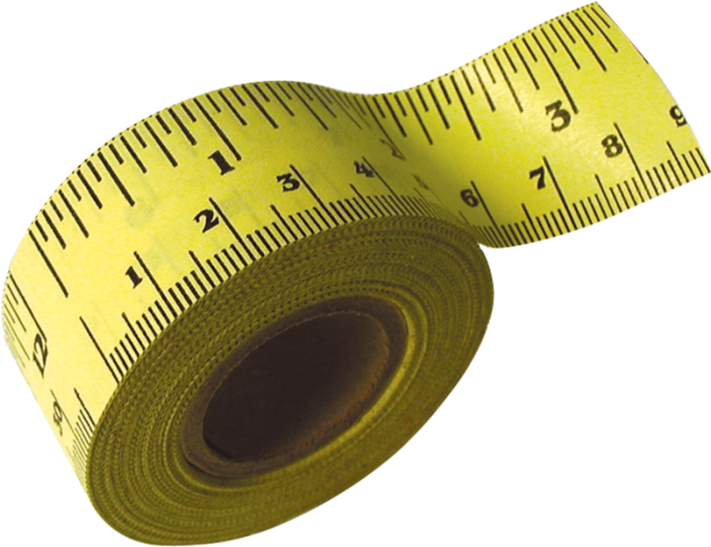 Yellow Measuring Tape Rolled Up