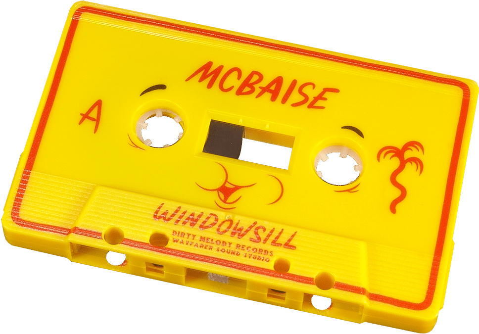 Yellow Music Cassette Tape