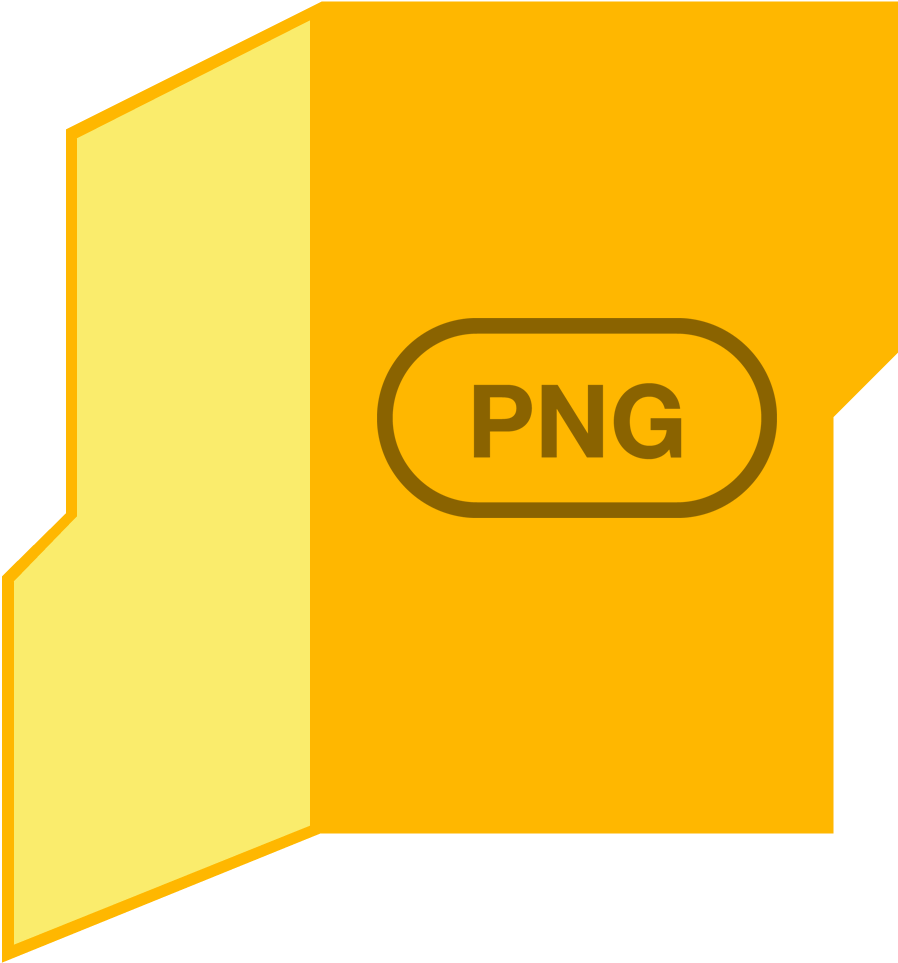 Yellow P N G Folder Icon