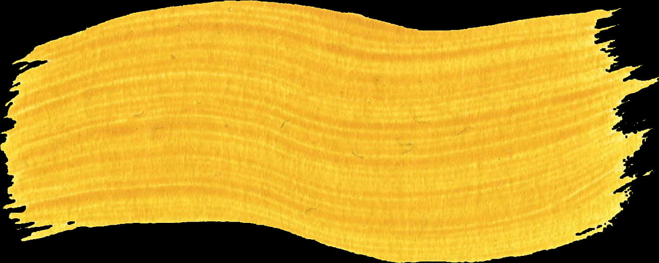 Yellow Paint Brush Stroke Texture