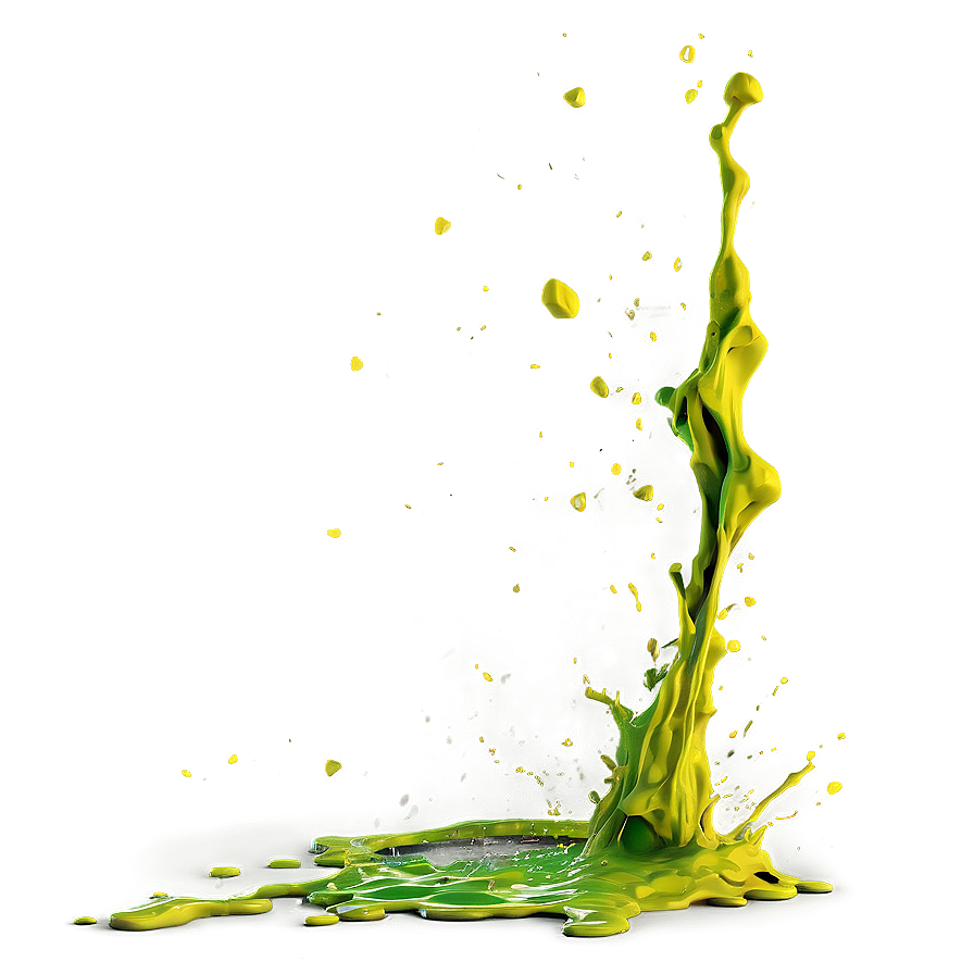 Yellow Paint Splash Png 05242024