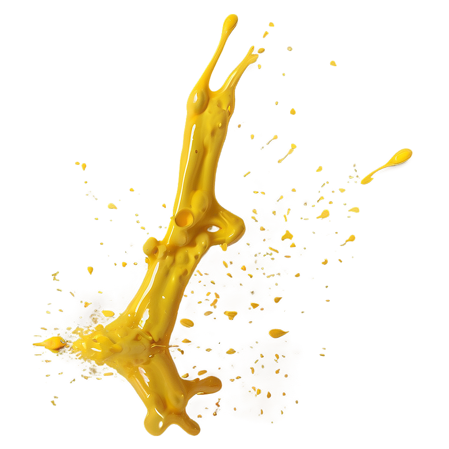 Yellow Paint Splatter Png 97