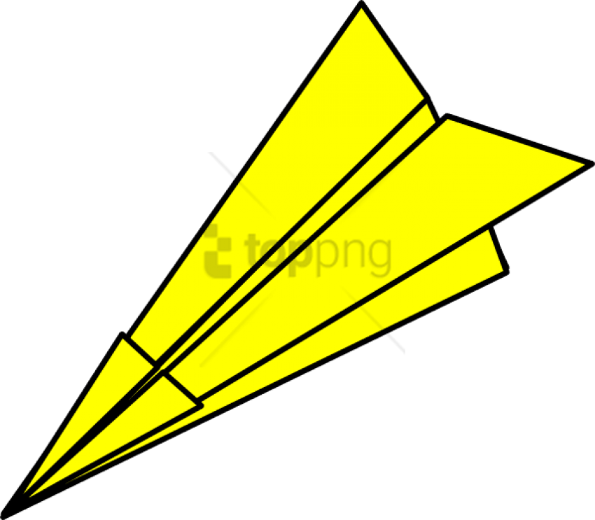 Yellow Paper Plane Illustration.png