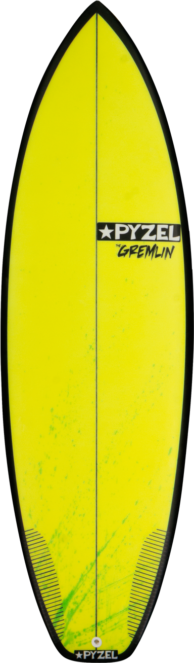 Yellow Pyzel Gremlin Surfboard