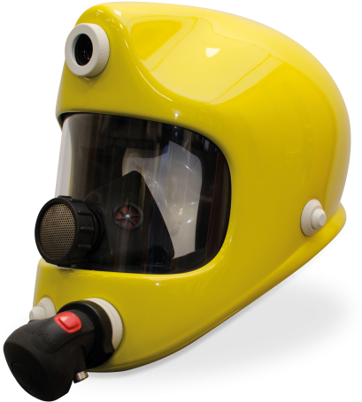 Yellow Retro Motorcycle Helmet