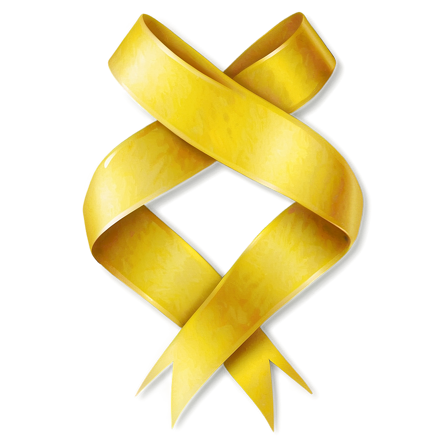 Yellow Ribbon For Charity Png Miw79