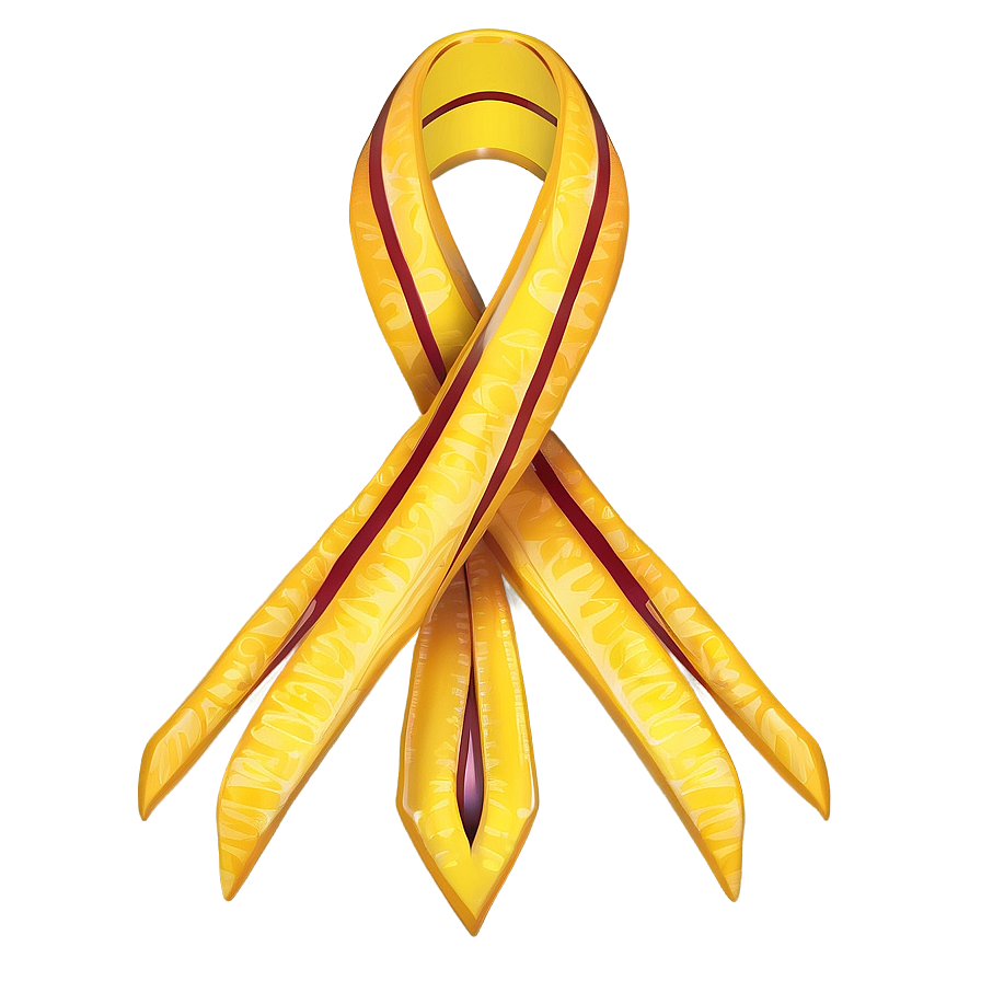 Yellow Ribbon Tails Png Jnj89