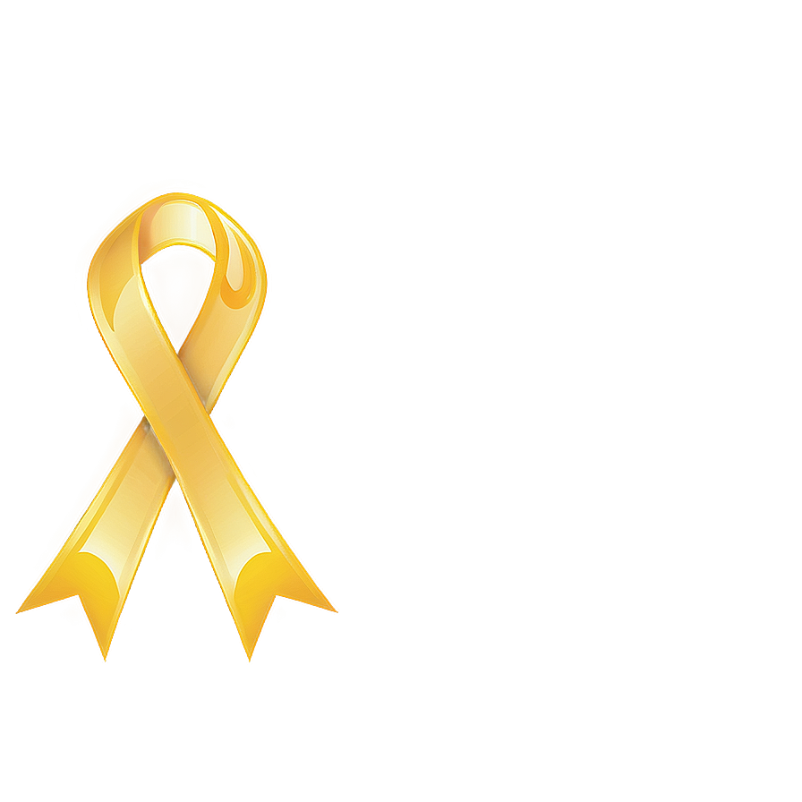 Yellow Ribbon With Bow Png Qdt18