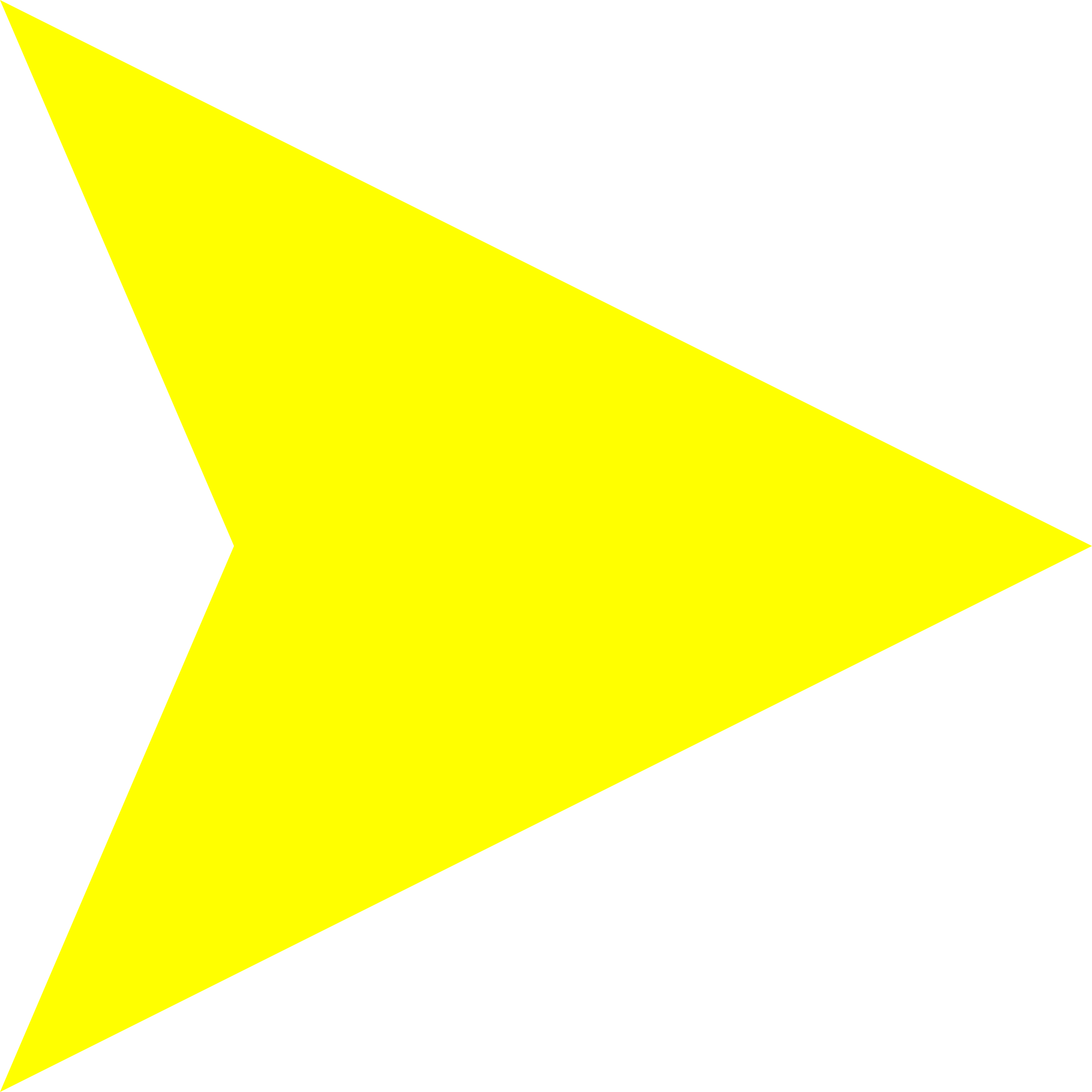 Yellow Right Arrow Graphic