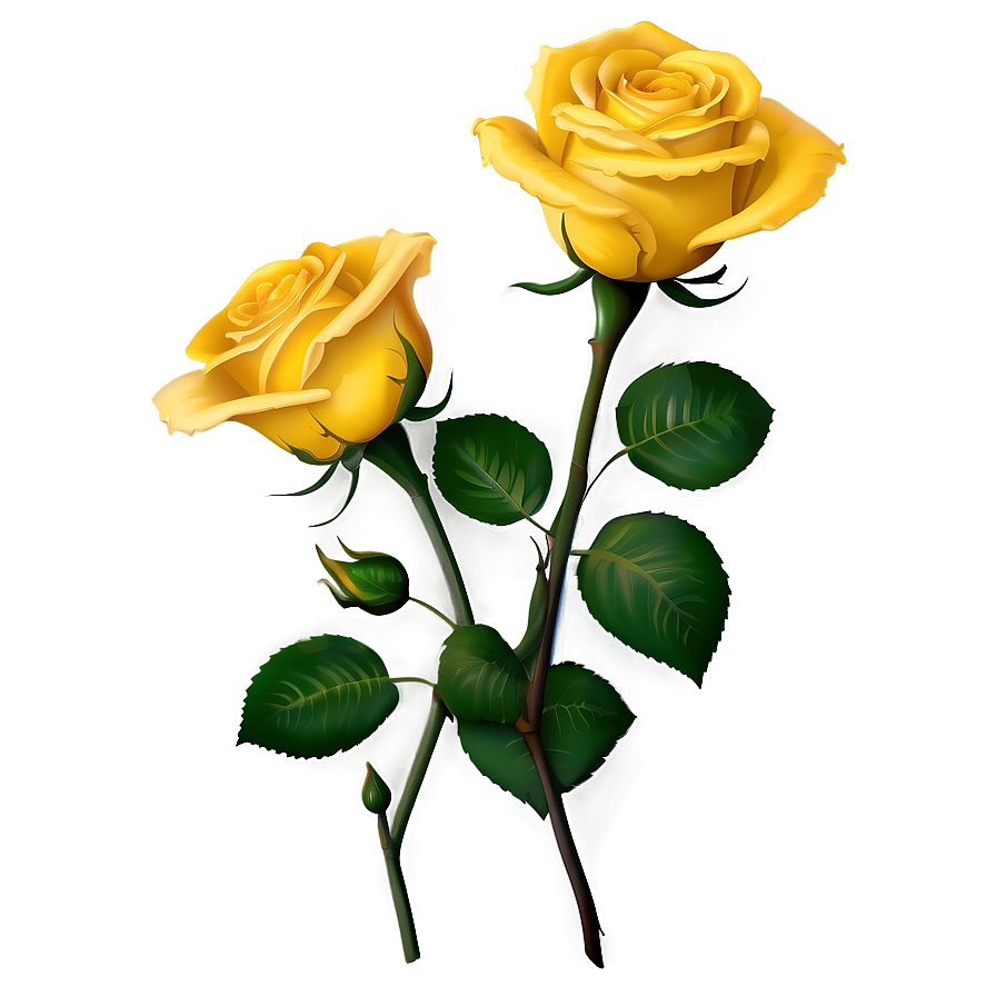 Yellow Rose Background Png Hso