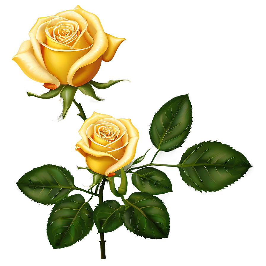 Yellow Rose Celebration Png 06252024