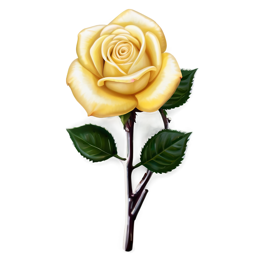 Yellow Rose Charm Png 77