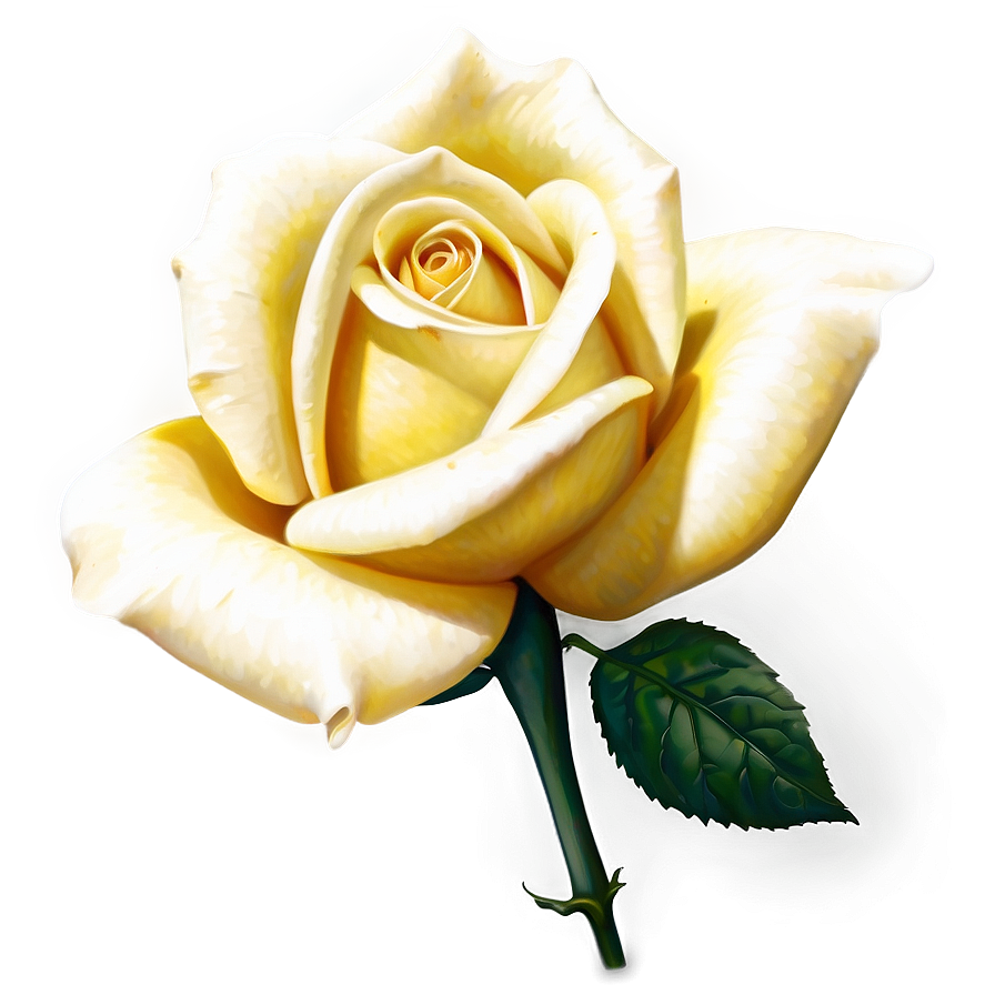 Yellow Rose Detail Png 06252024