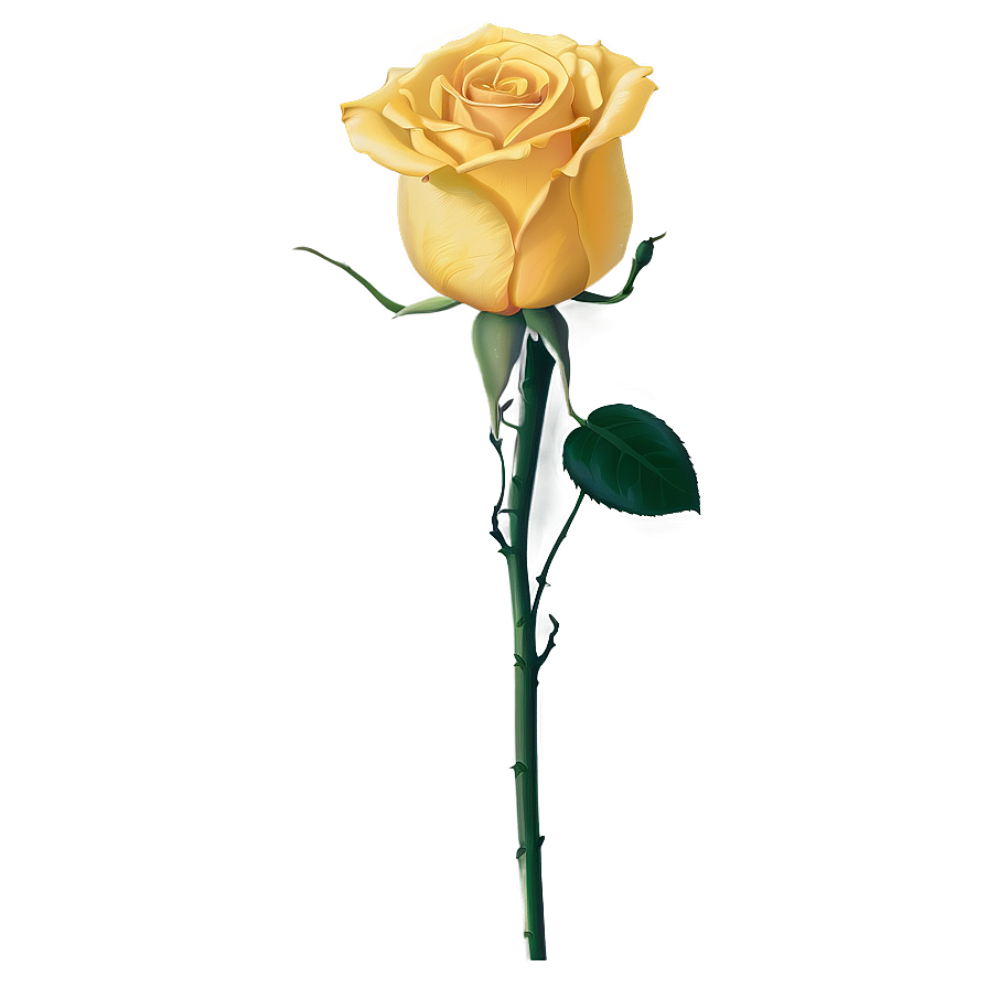 Yellow Rose Detail Png 06252024