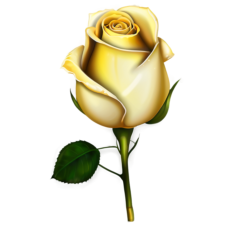 Yellow Rose Detail Png 69