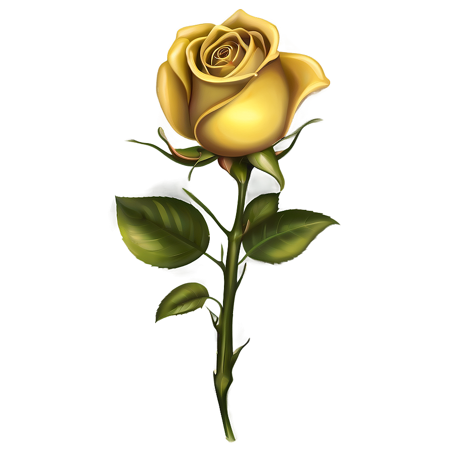 Yellow Rose Invitation Png Bmo