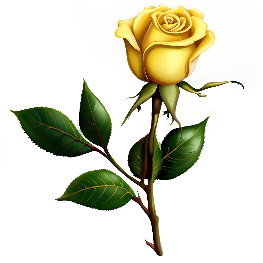 Yellow Rose Pattern Png 06252024