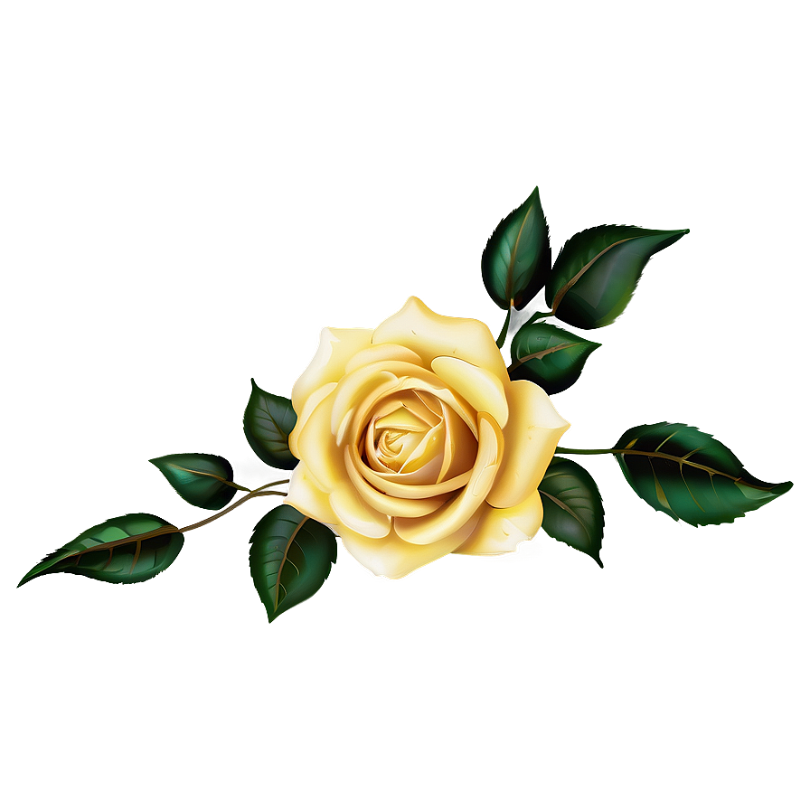 Yellow Rose Png 06252024