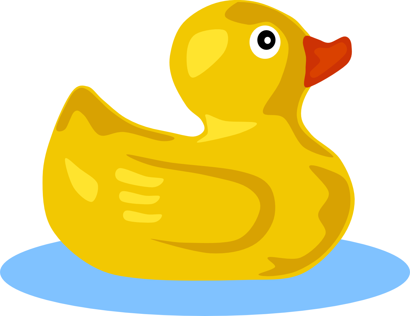 Yellow Rubber Duck Illustration