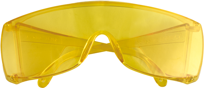 Yellow Safety Goggles