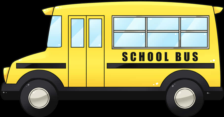 Yellow School Bus Cartoon