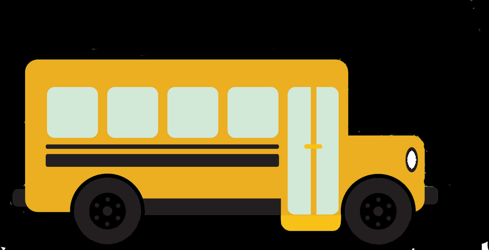 Yellow School Bus Illustration