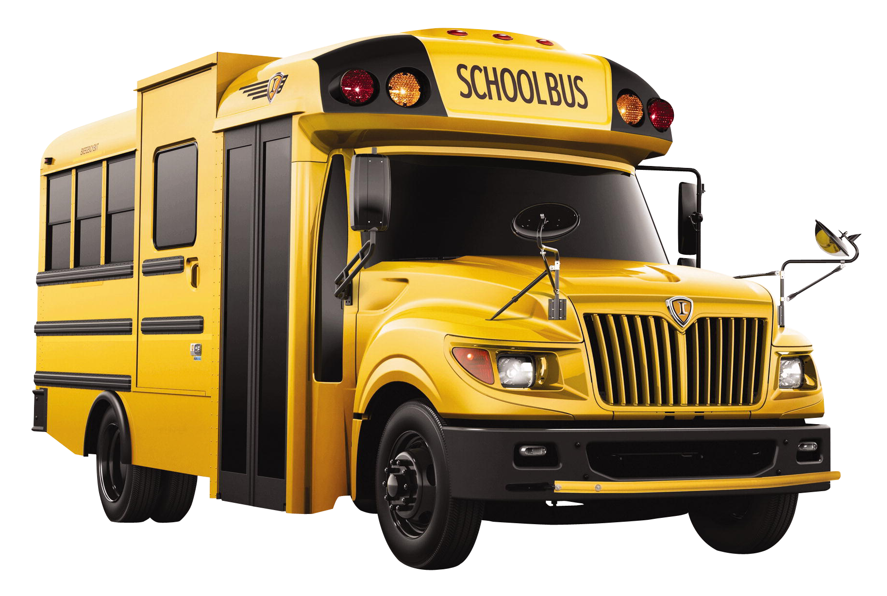 Yellow School Bus Isolated