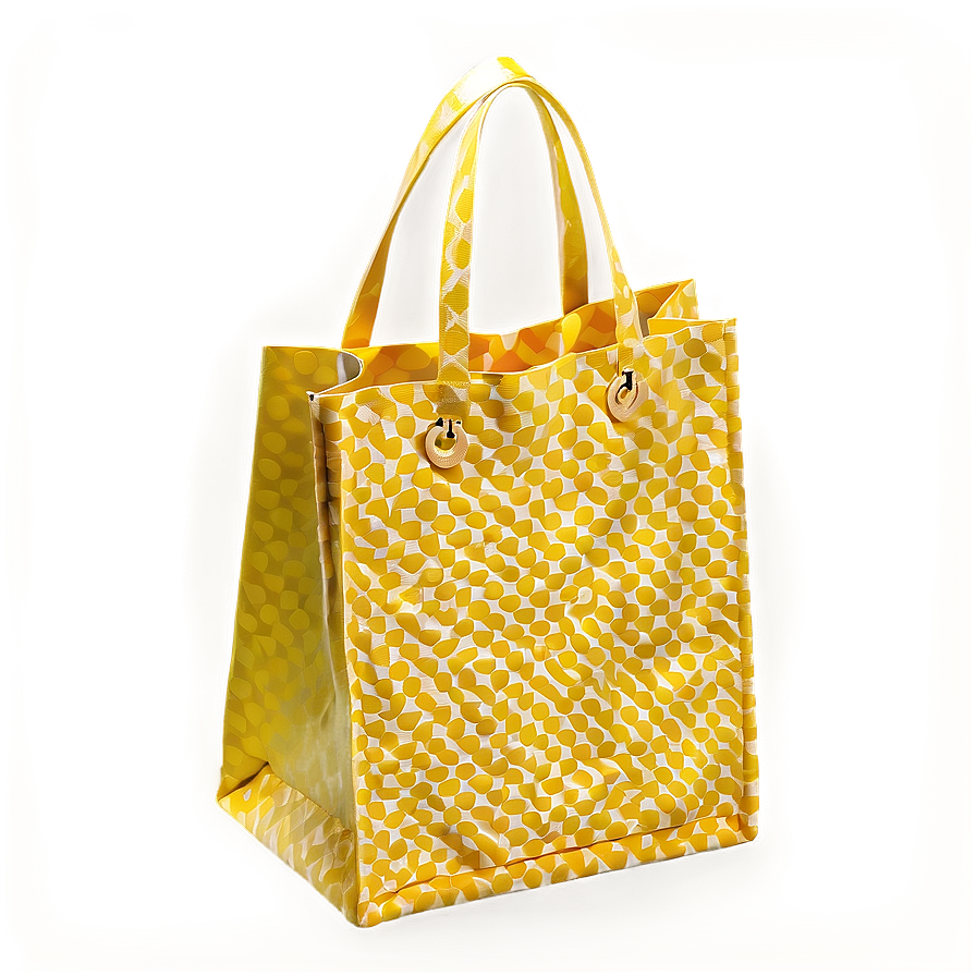 Yellow Shopping Bag Png 11