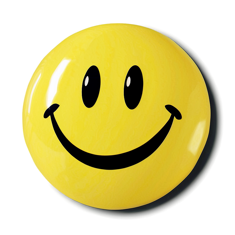 Yellow Smiley Face Decal Png 06272024