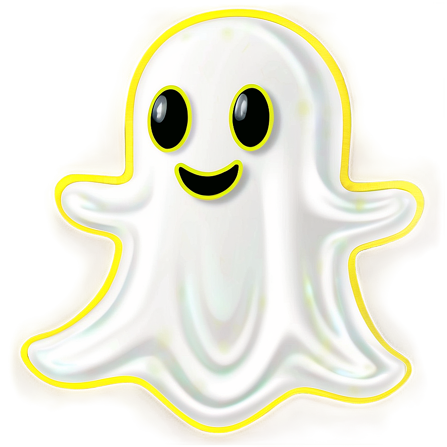 Yellow Snapchat Ghost Png Afd