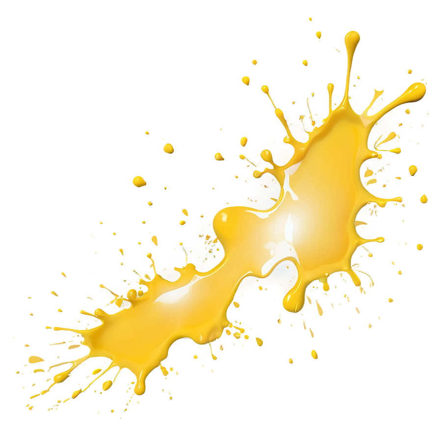 Yellow Splat Png Yac