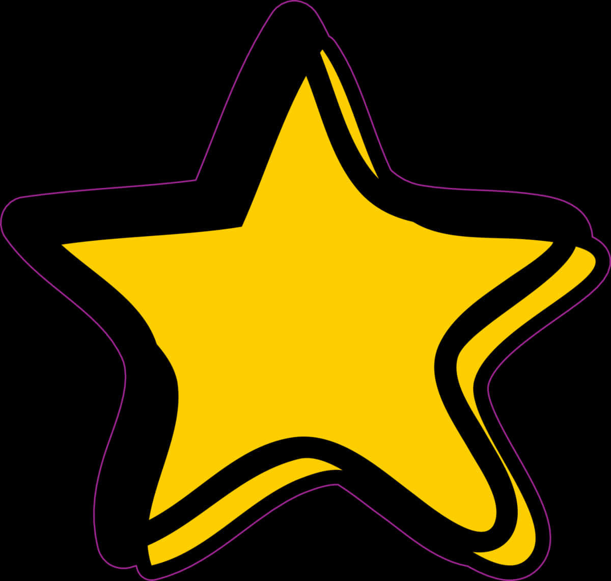 Yellow Star Graphic