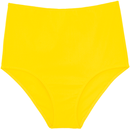 Yellow Swimwear Bottoms