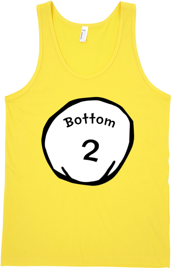 Yellow Tank Top Bottom2 Graphic