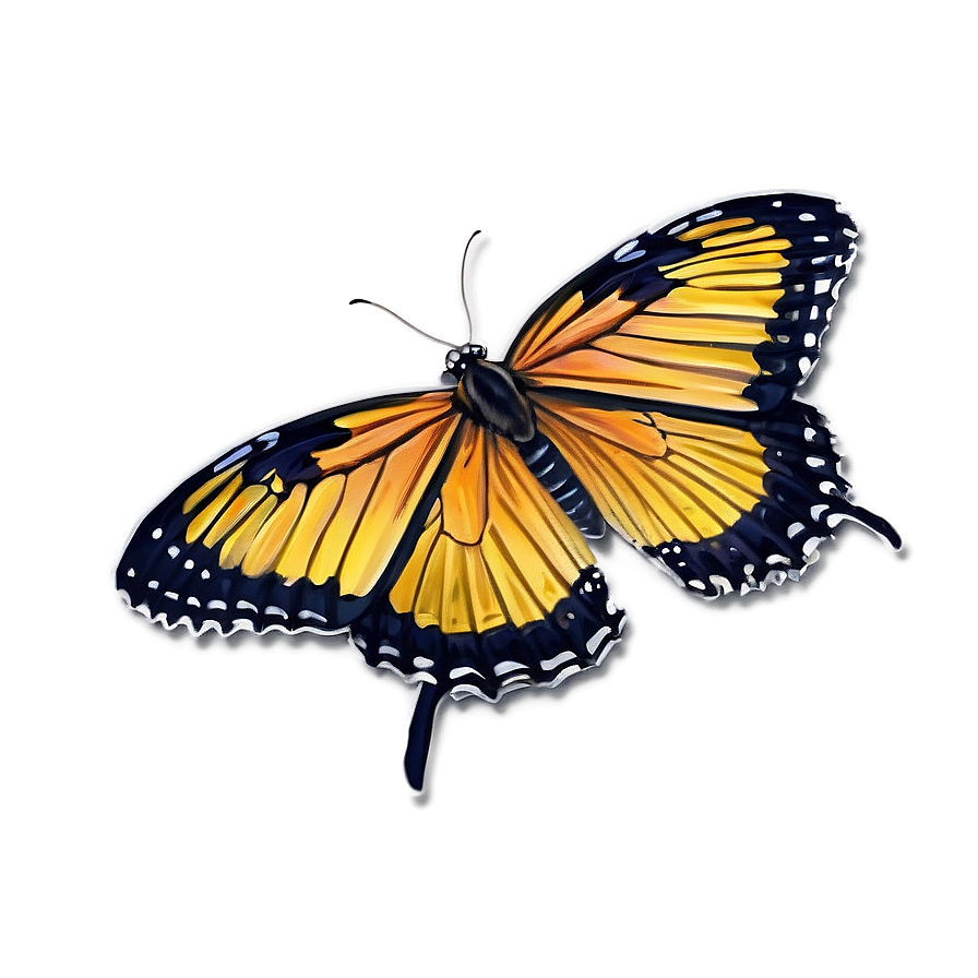 Yellow Tiger Butterfly Png Ybe