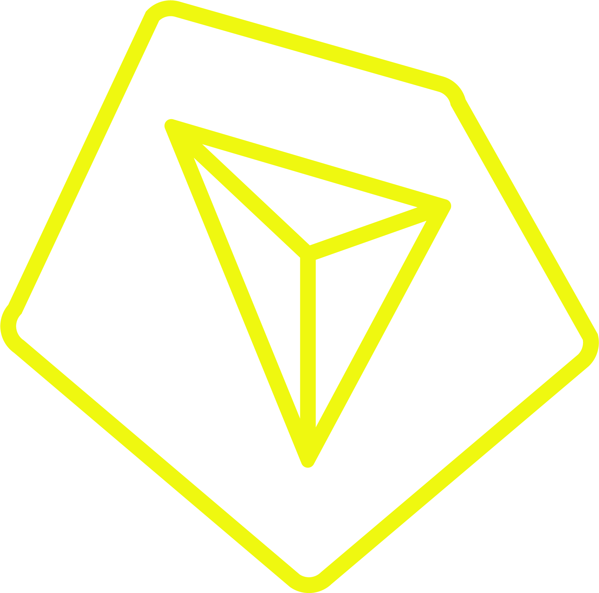 Yellow Triforce Symbol Graphic