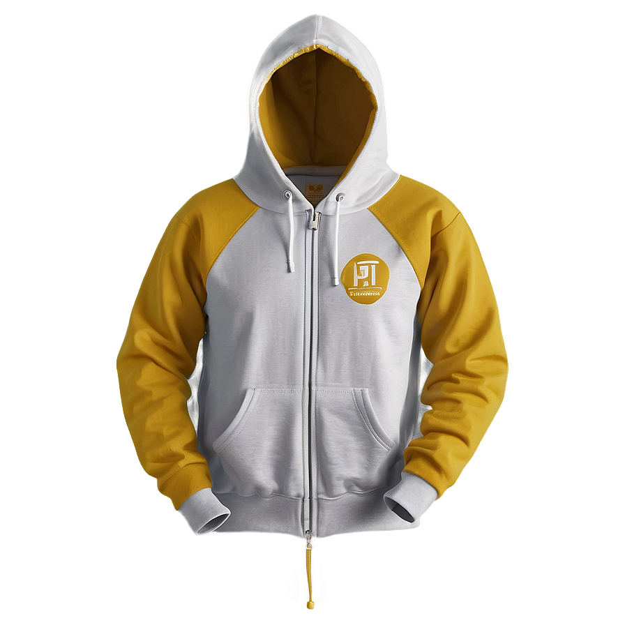 Yellow Zip Up Hoodie Png Jaw23