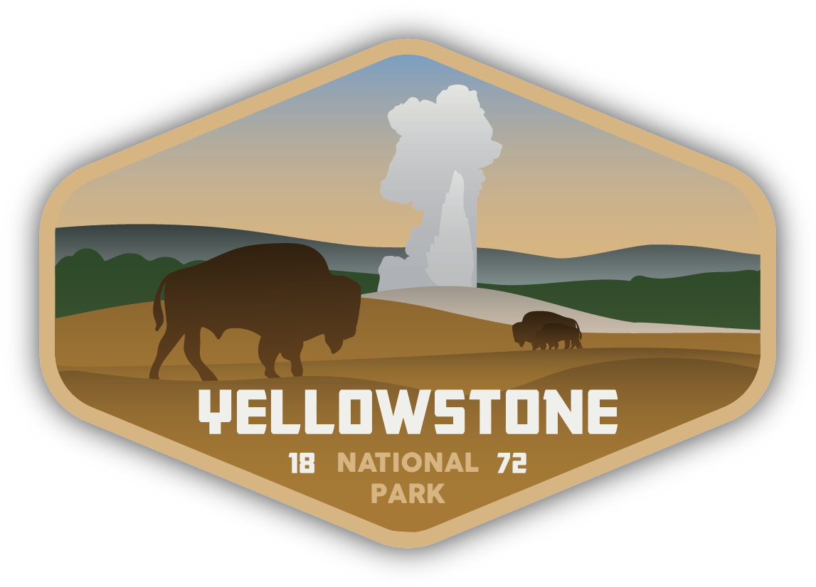 Yellowstone National Park Badge