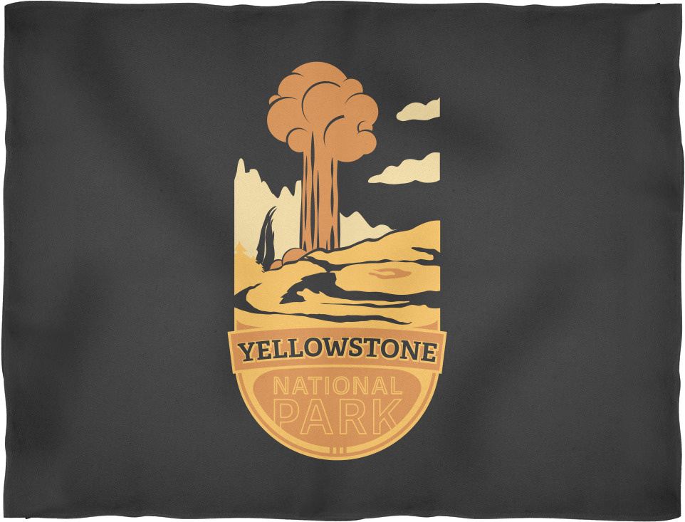 Yellowstone National Park Vintage Graphic