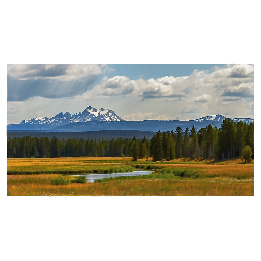 Yellowstone Scenery Png 06112024