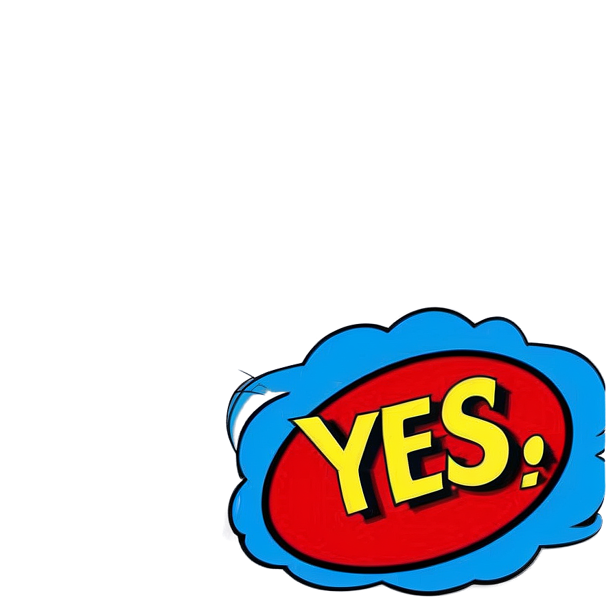 Yes Comic Bubble Png Cai13