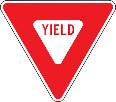 Yield Traffic Sign