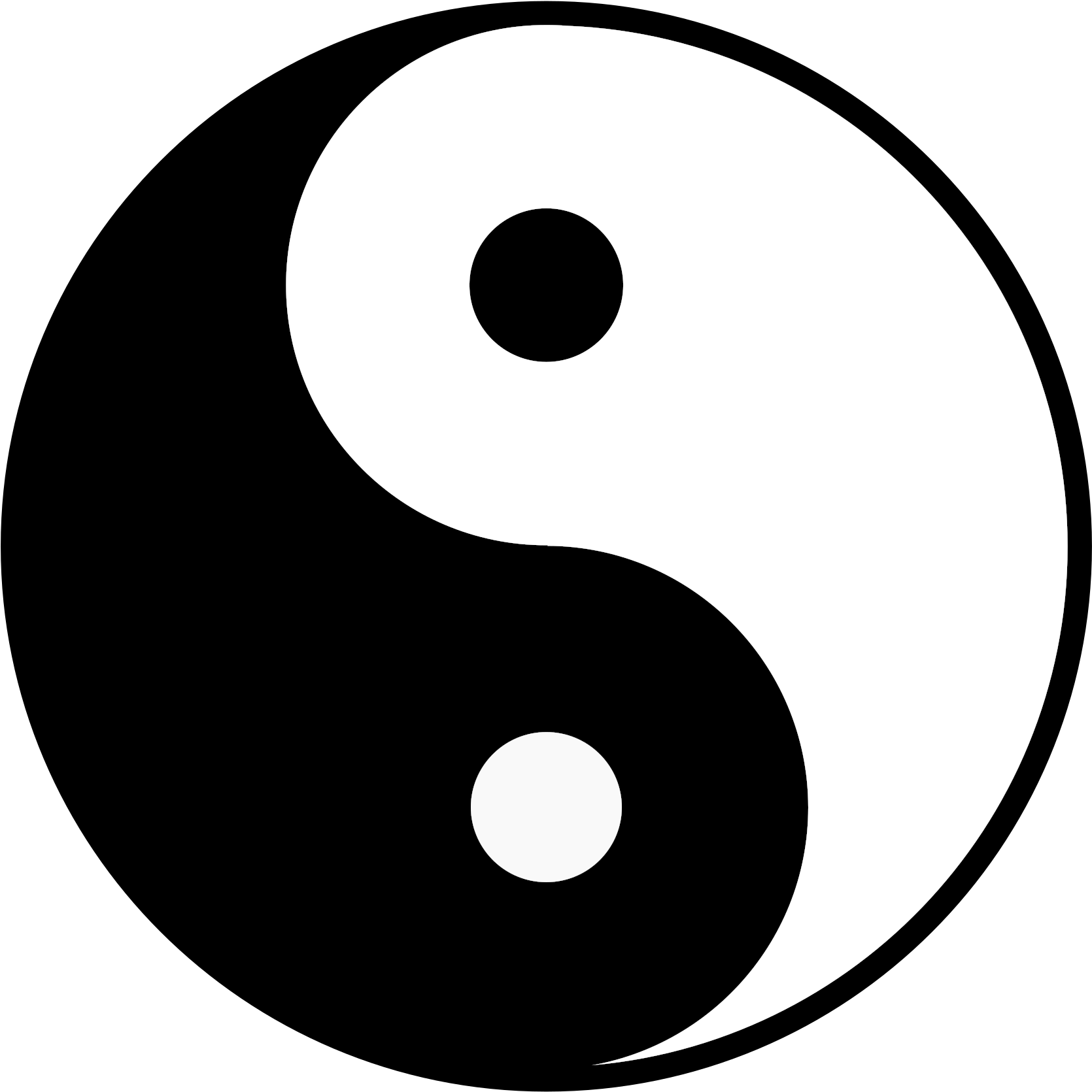 Yin Yang Symbol Graphic