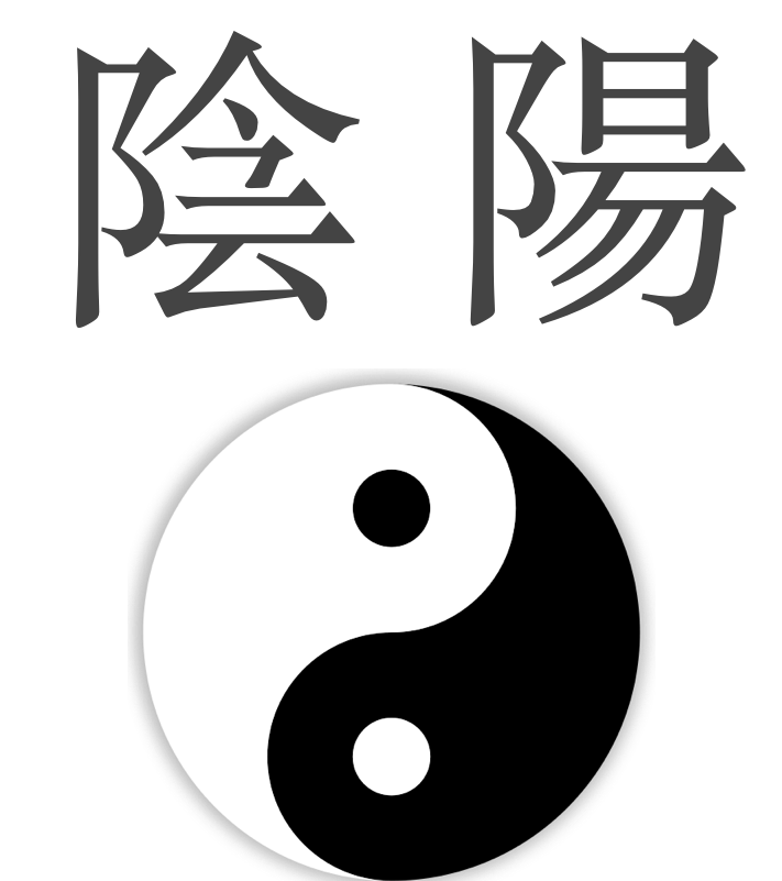 Yin Yang Symboland Chinese Characters