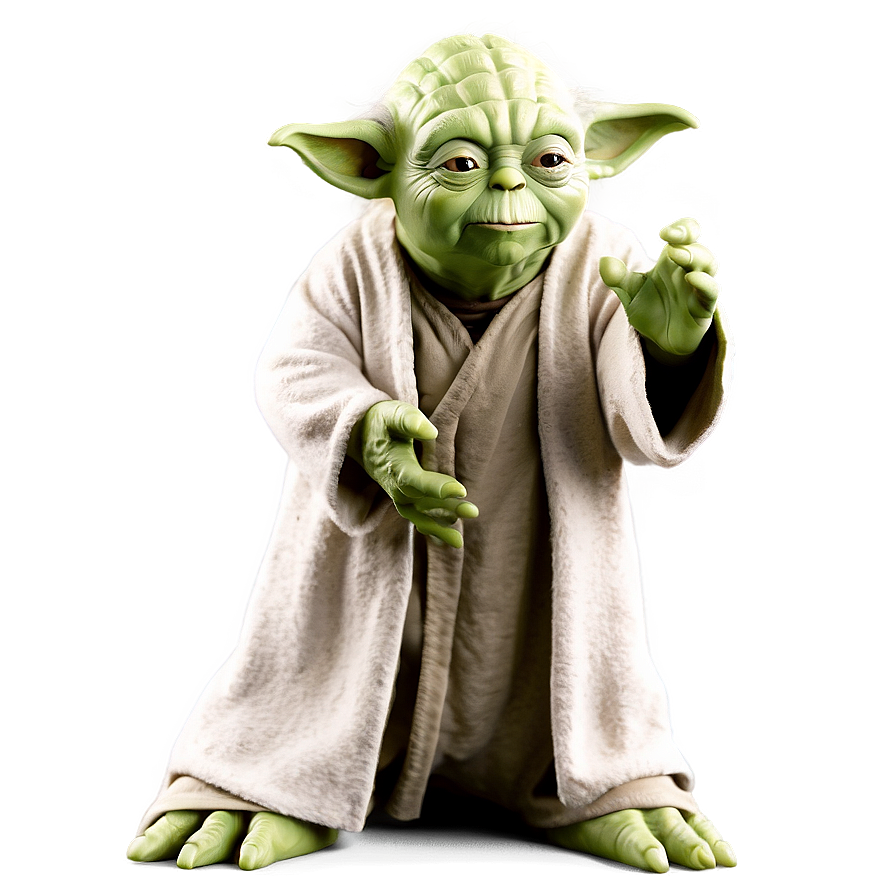 Yoda Classic Pose Png 05232024