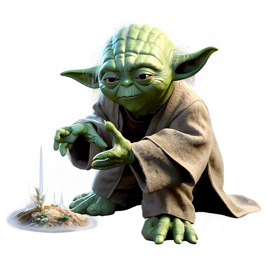 Yoda Dagobah Scene Png Atf49