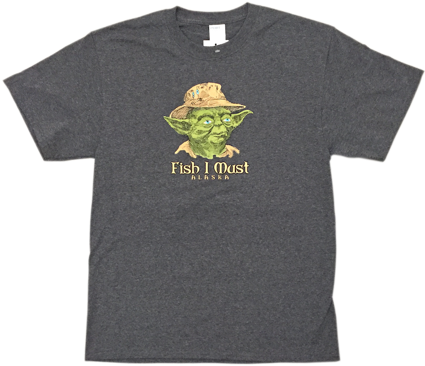 Yoda Fishing Alaska T Shirt