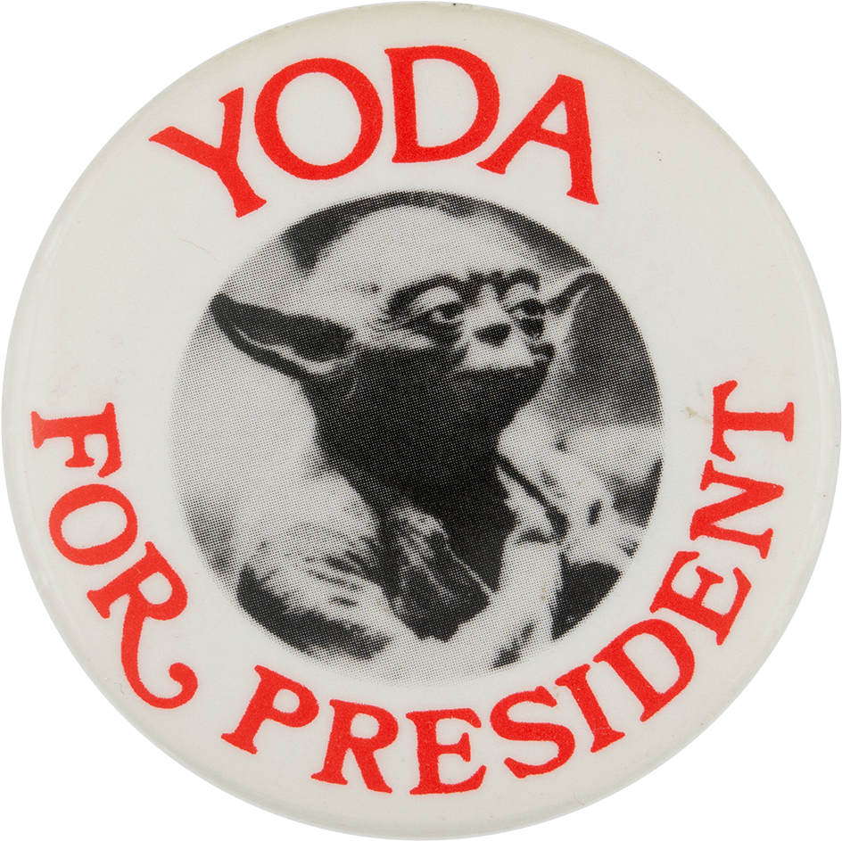 Yoda For President Button