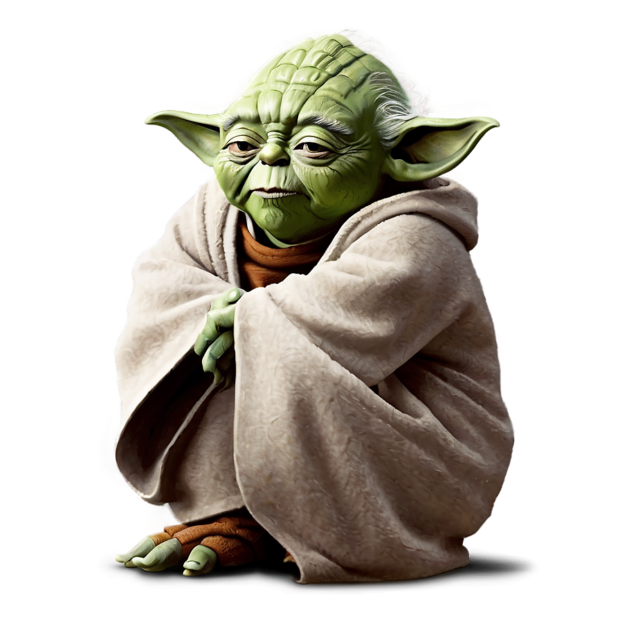 Yoda In Thought Png 87